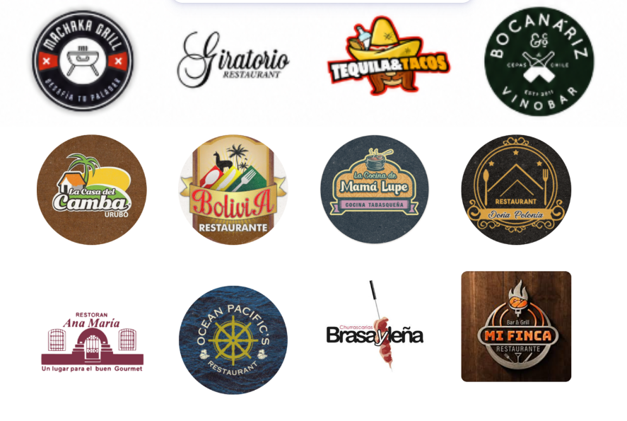 Restaurantes que han confiado en nuestras estrategias: Machaka Grill, Giratorio, Tequila & Tacos, Bocanariz, La Casa del Camba, Bolivia, Mamá Lupe, Doña Polonia, Ana María, Ocean Pacific's, Brasa y Leña, Mi Finca
